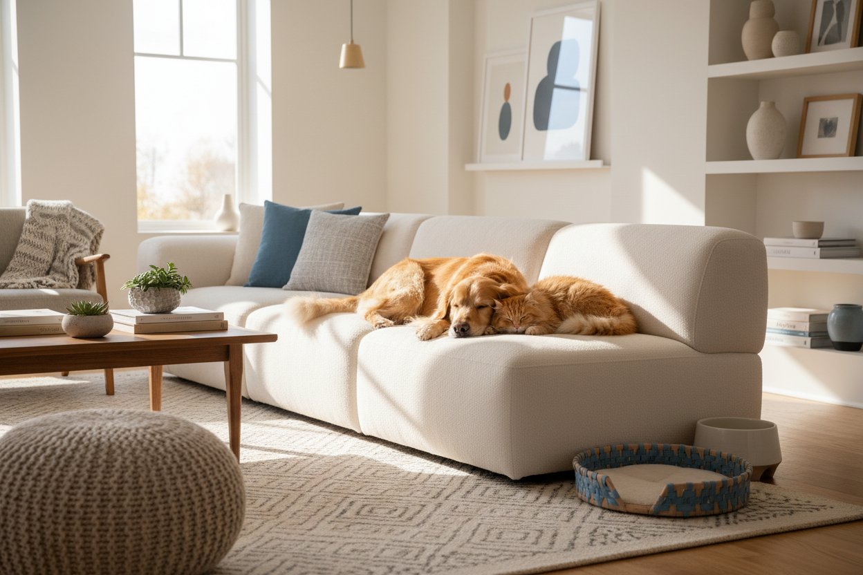Avero Pet & Home Hero with Dog and Cat